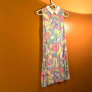 vintage go go dancer 70s dress